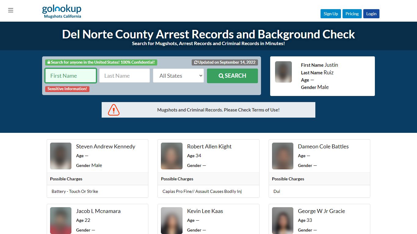 Del Norte County Mugshots, Del Norte County Arrest Records